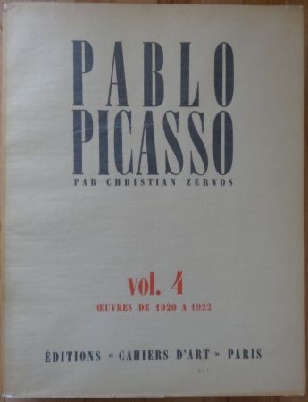 Illustriertes Buch Picasso - Zervos Vol 4 (1920-1922)