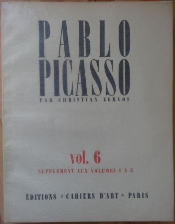 Lithographie Picasso - Zervos Vol 6 (Supplément n° 1 à 5)