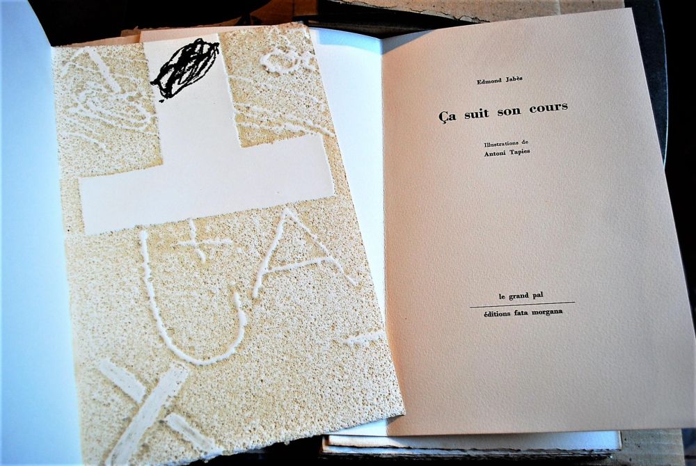 Illustriertes Buch Tàpies - Ça Suit Son Cours.