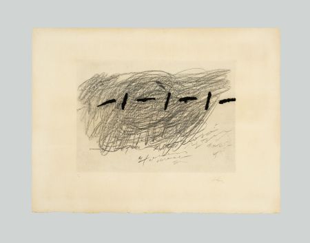 Stich Tàpies - Écriture