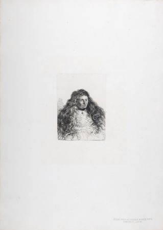 Heliogravüre Rembrandt - Étude pour la grande mariée juive