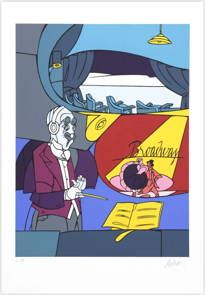 Siebdruck Adami - Broadway