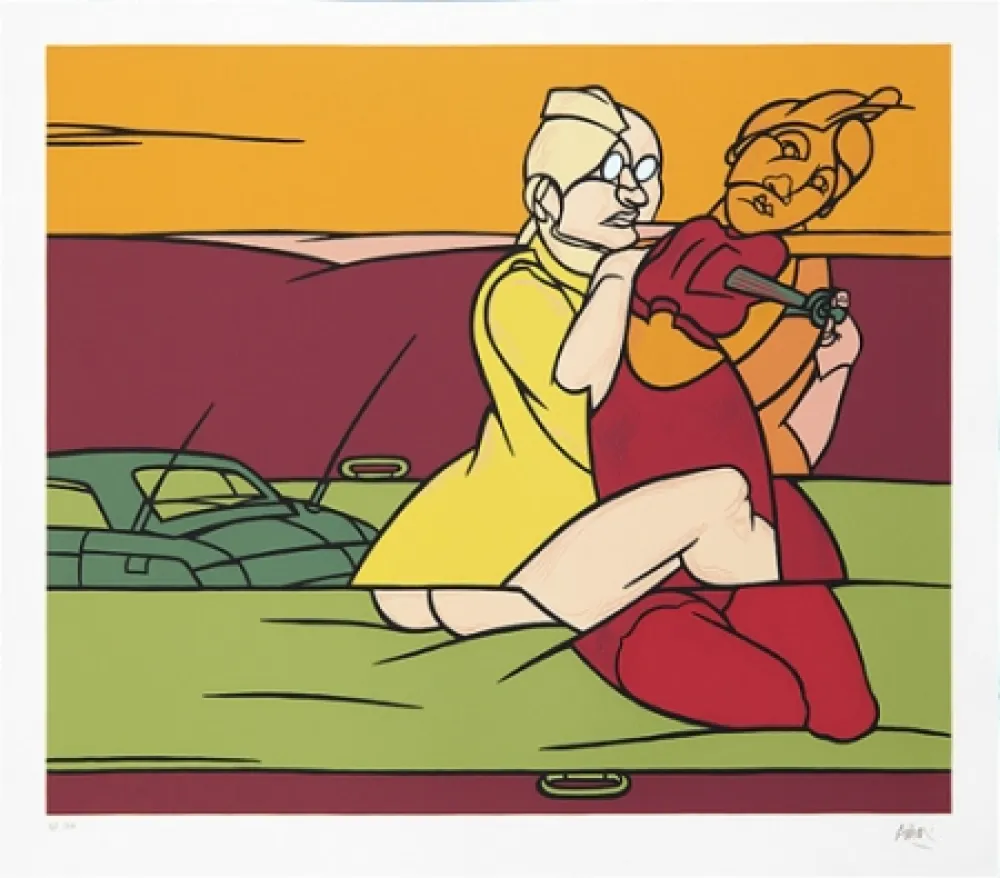 Siebdruck Adami - Cosa se vede fuori