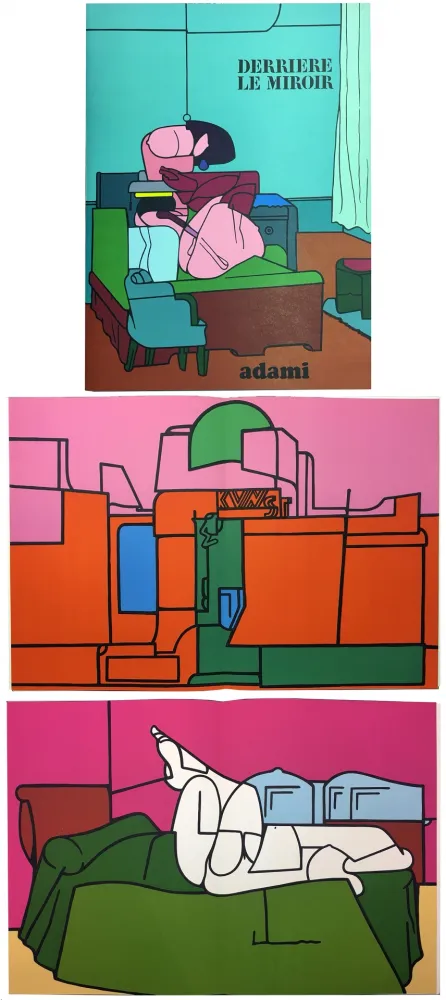 Illustriertes Buch Adami - Derrière le Miroir n° 188. ADAMI. Novembre 1970.