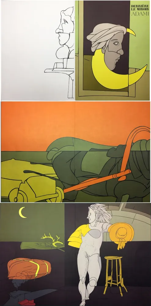 Illustriertes Buch Adami - Derrière le Miroir n° 239. ADAMI. Mai 1980.