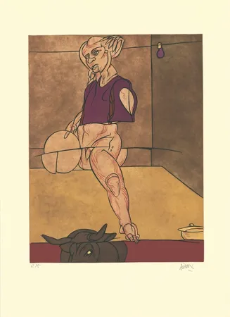 Radierung Und Aquatinta Adami - Enlèvement d'Europe