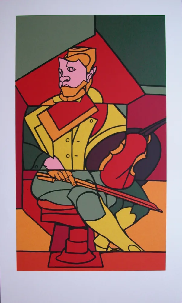 Siebdruck Adami - Le musicien 