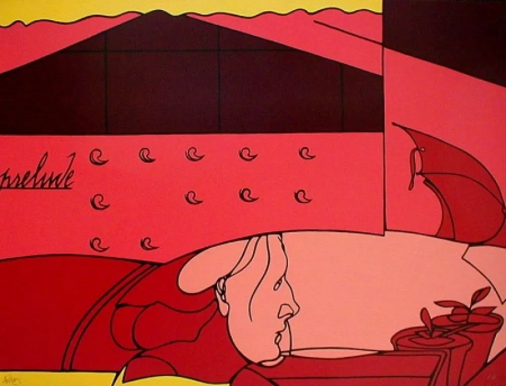 Siebdruck Adami - Prelude