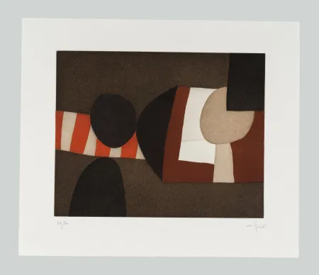 Radierung Und Aquatinta Afro - L'invitation au voyage B