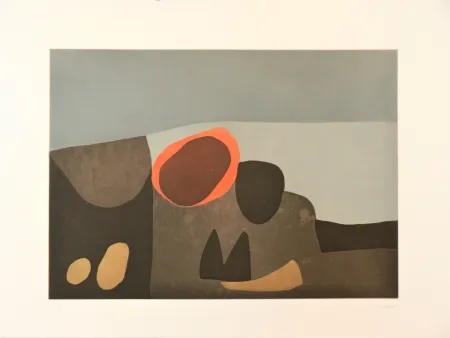 Radierung Und Aquatinta Afro - Vulcani 2