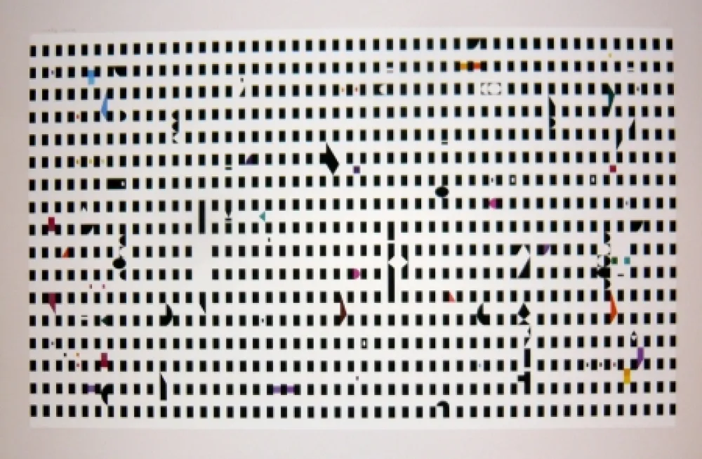 Siebdruck Agam - Composition 1