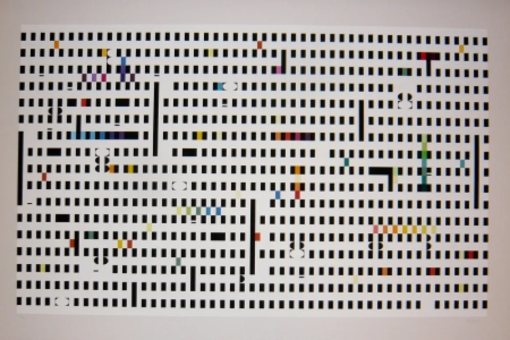 Siebdruck Agam - Composition 2