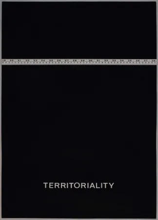 Siebdruck Agnetti - Territoriality from 'Spazio perduto e spazio costruito' portfolio, Plate H