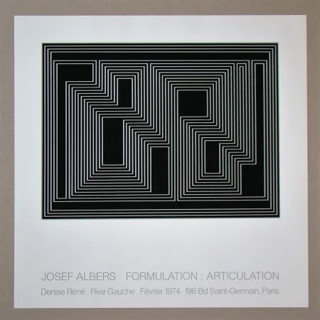 Siebdruck Albers - Formulation : Articulation