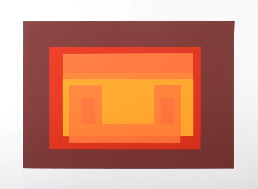 Siebdruck Albers - Formulation Articulation #F, 1972