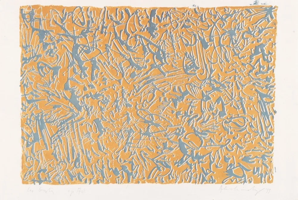 Lithographie Alechinsky - Les gestes