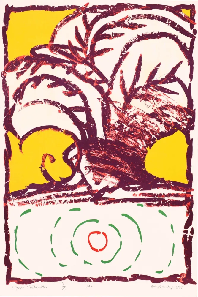 Lithographie Alechinsky - Salon de mai 