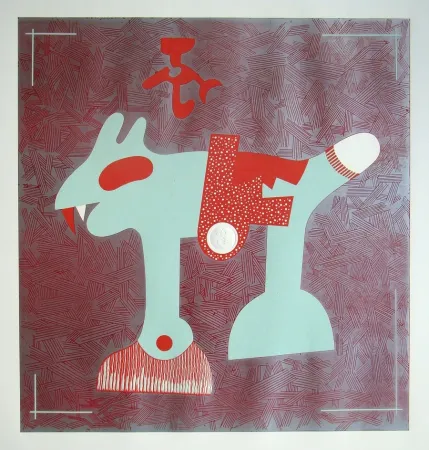 Siebdruck Alt - Zirkustier