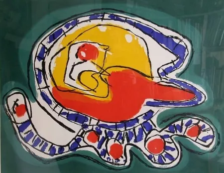 Aquatinta Appel - Tete montagne I