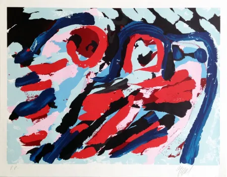 Siebdruck Appel - Three smiling faces 