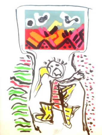 Lithographie Appel - Un ami pour la vie 