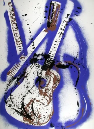 Siebdruck Arman - Flamenco