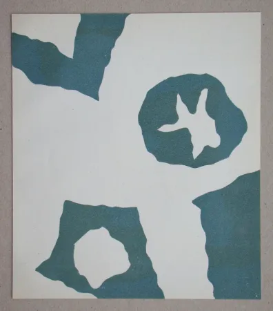 Holzschnitt Arp - Configuration II, 1949