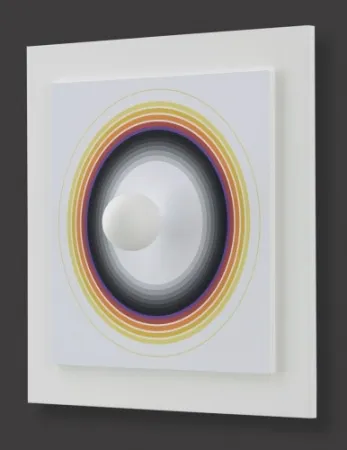 Monotypie Asis - Asistype 8 - boule sur cercle