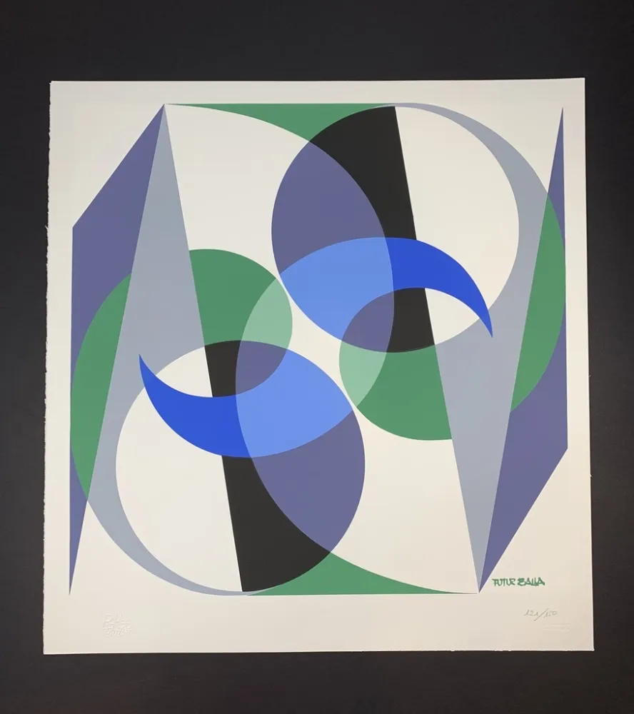 Siebdruck Balla - Equilibrio Spaziale