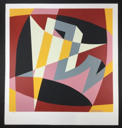 Siebdruck Balla - Forma Rumore + Spazio