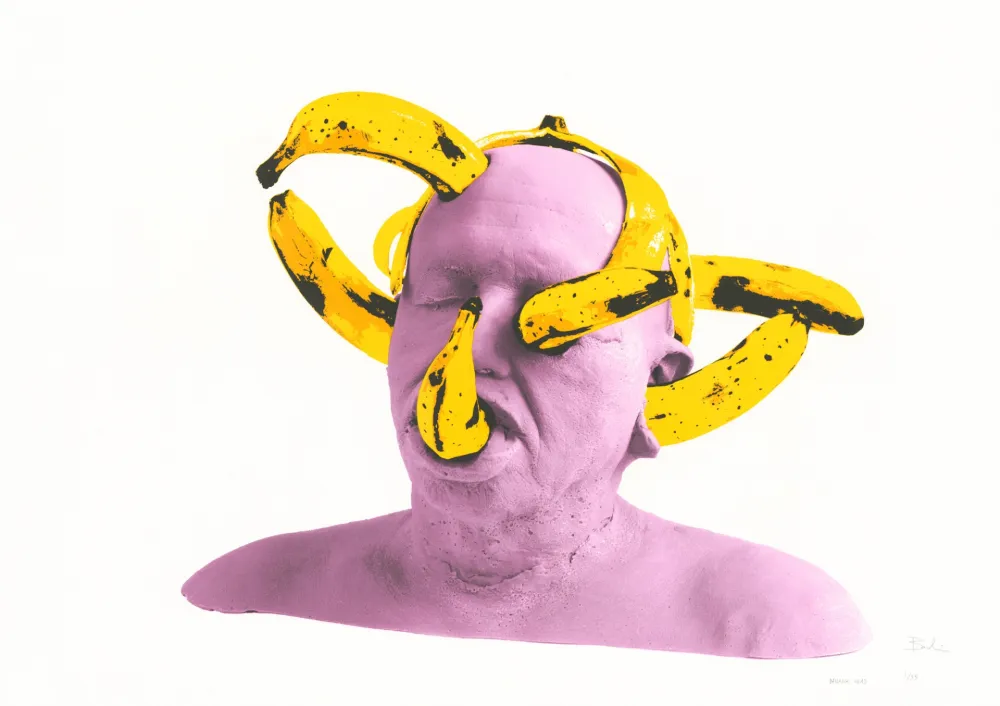 Siebdruck Barbier - Banana Head