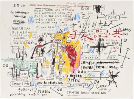 Siebdruck Basquiat - Boxer Rebellion
