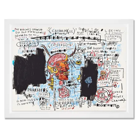 Siebdruck Basquiat - Leeches