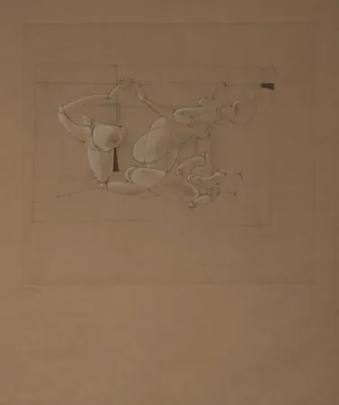 Radierung Und Aquatinta Bellmer - Les Marionettes