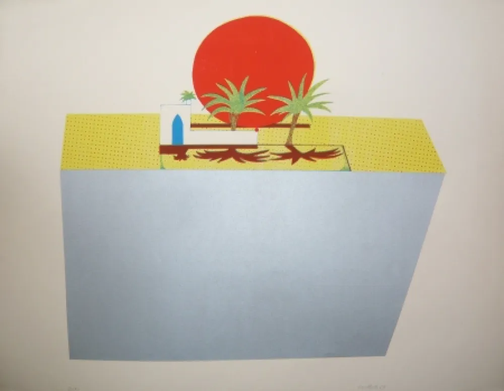 Lithographie Bertholo - Sans titre