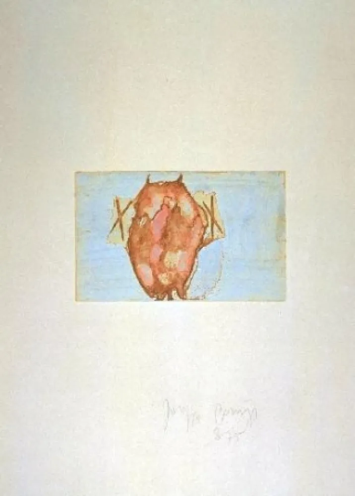 Radierung Und Aquatinta Beuys - Schamanentrommel