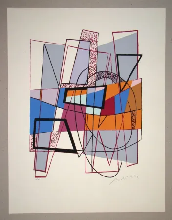 Siebdruck Bloc - Composition abstrait