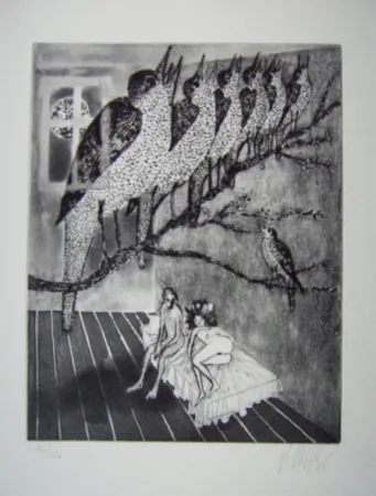 Radierung Bo - Kaellingedigte 3