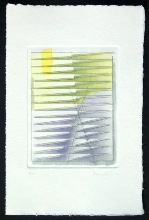 Radierung Und Aquatinta Bonalumi - Senza titolo