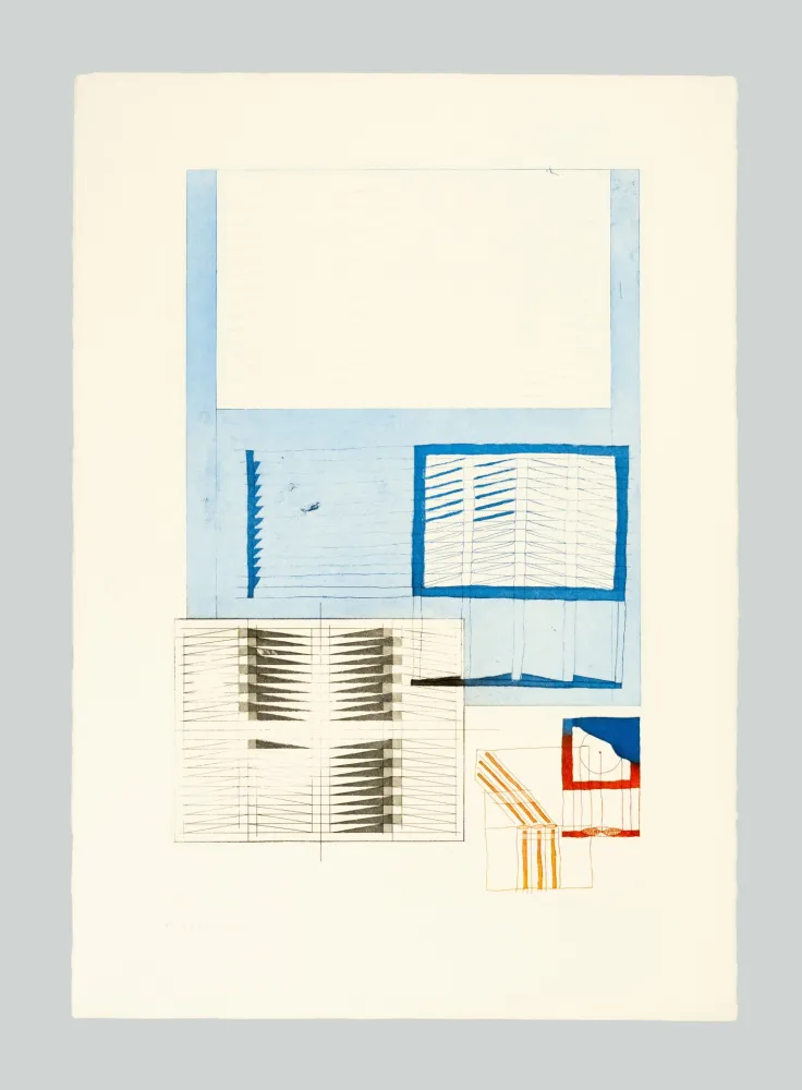 Lithographie Bonalumi - Superficie