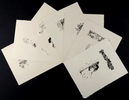 Holzschnitt Bonnard - La Vie de Sainte Monique, Suite de bois non utilisés #II, 1930