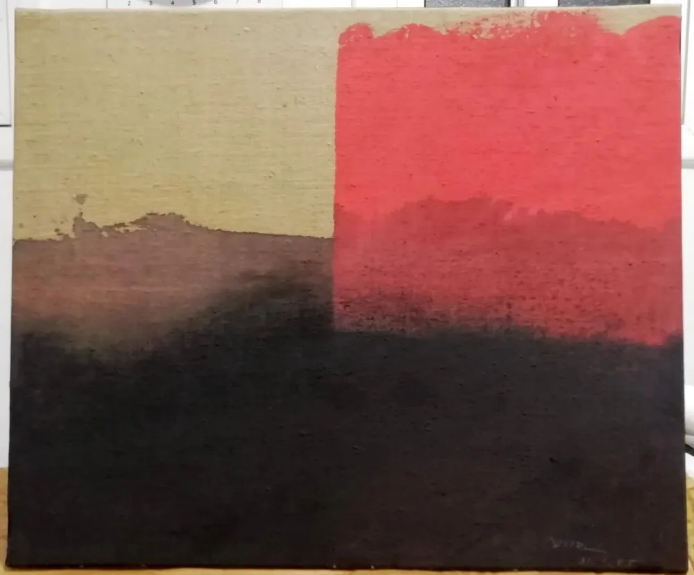 Keine Technische Borrell Palazón - Estructura rosa sobre negre