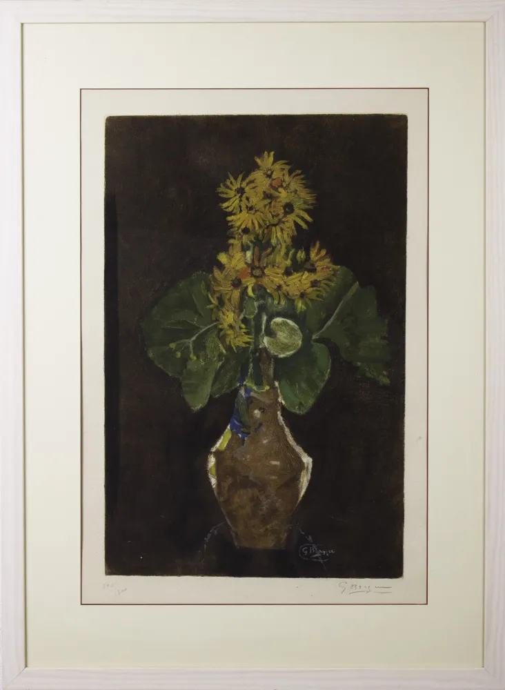 Radierung Braque - Les marguerites
