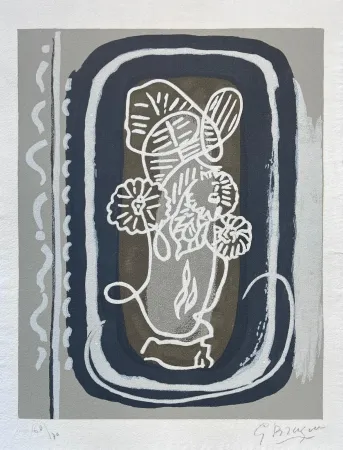 Holzschnitt Braque - Si je mourais là-bas 