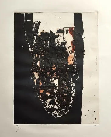 Radierung Und Aquatinta Burri - Combustione