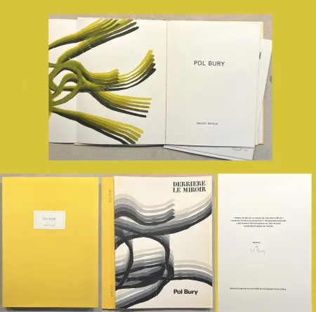 Illustriertes Buch Bury - Derrière le Miroir n° 178. POL BURY. Janvier 1969. TIRAGE DE LUXE SIGNÉ..