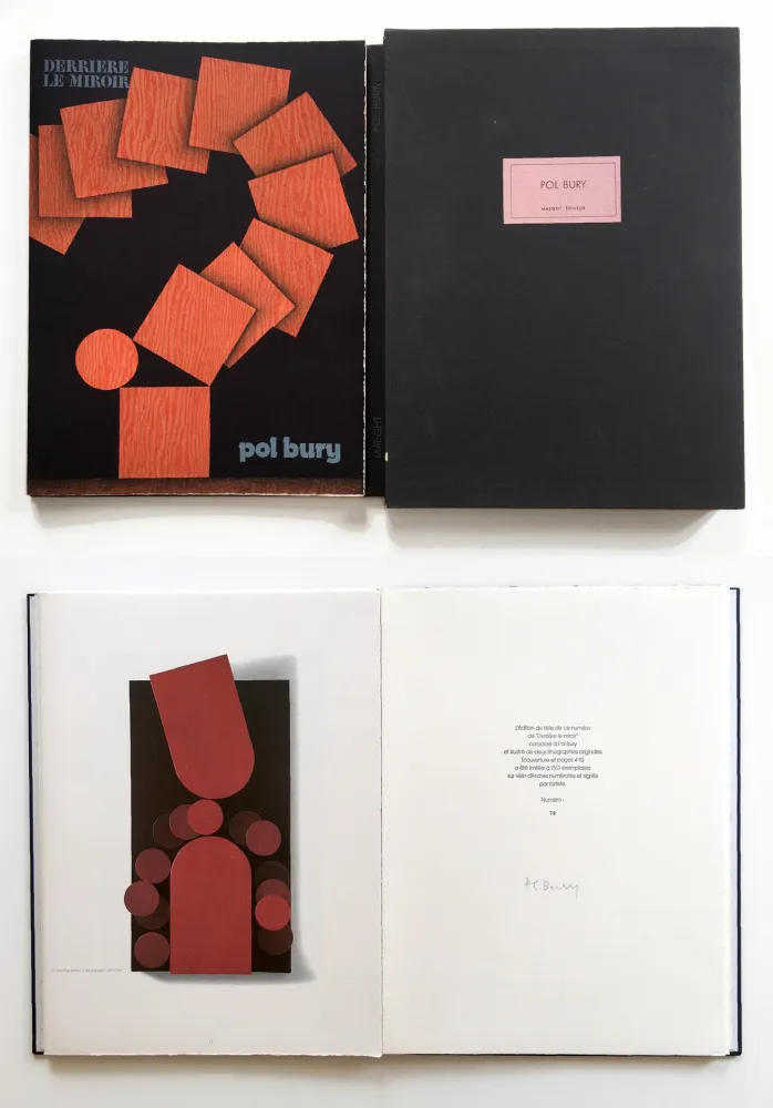 Illustriertes Buch Bury - Derrière le Miroir n° 228. POL BURY. Mars 1978. TIRAGE DE LUXE SIGNÉ.