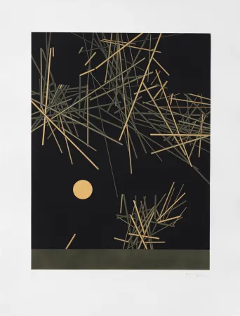 Stich Bury - Groupe de barres surplombant un petit