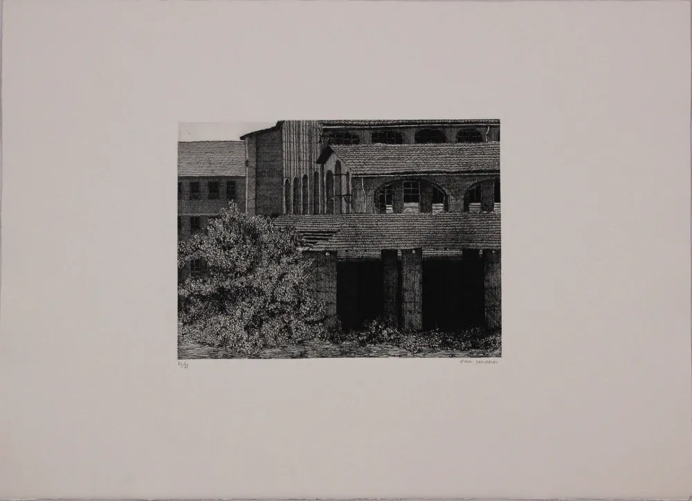 Radierung Cacciarini - Untitled