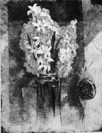 Radierung Calandri - Giacinti